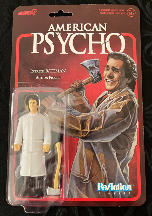 Super7 ReAction America Psycho PATRICK BATEMAN 3.75” Figure