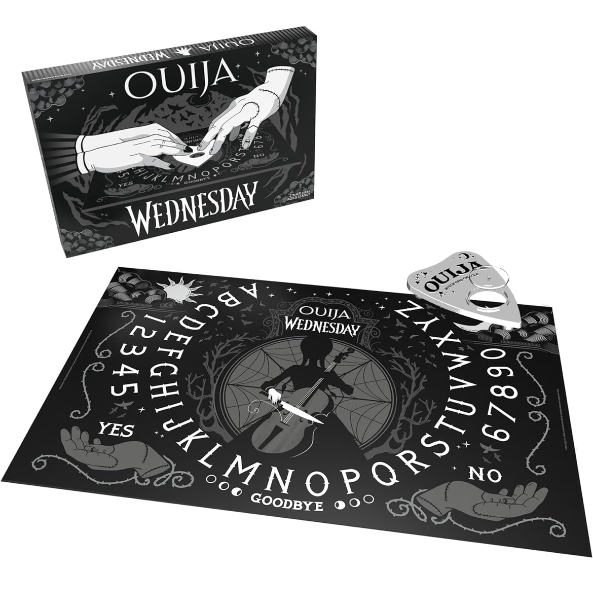 Wednesday Glow In The Dark OUIJA BOARD