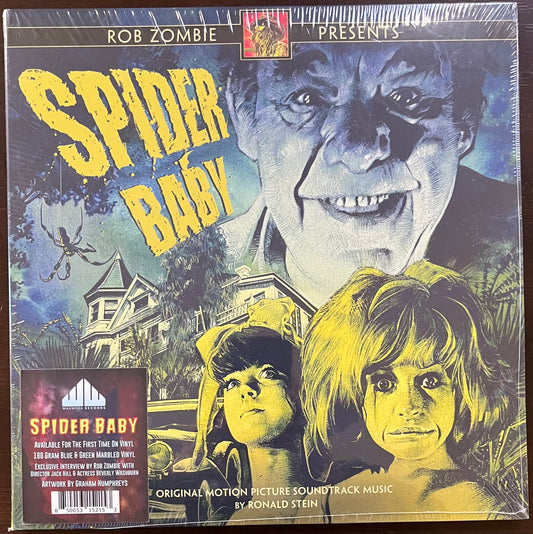 Rob Zombie Presents SPIDER BABY Soundtrack LP Blue / Green Marble Vinyl