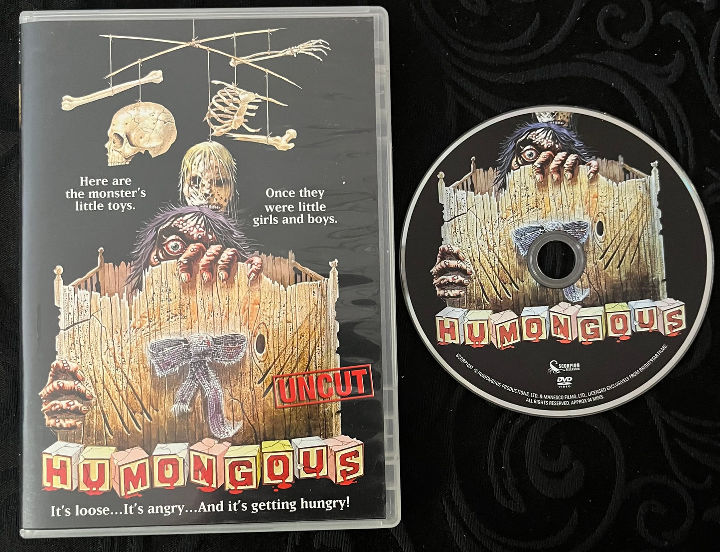 HUMONGOUS (1982) DVD USED RARE