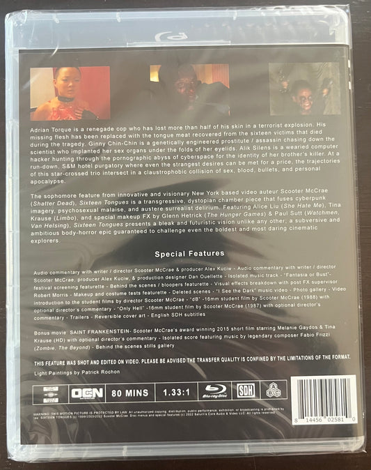 SIXTEEN TONGUES (1999) BLU RAY NEW