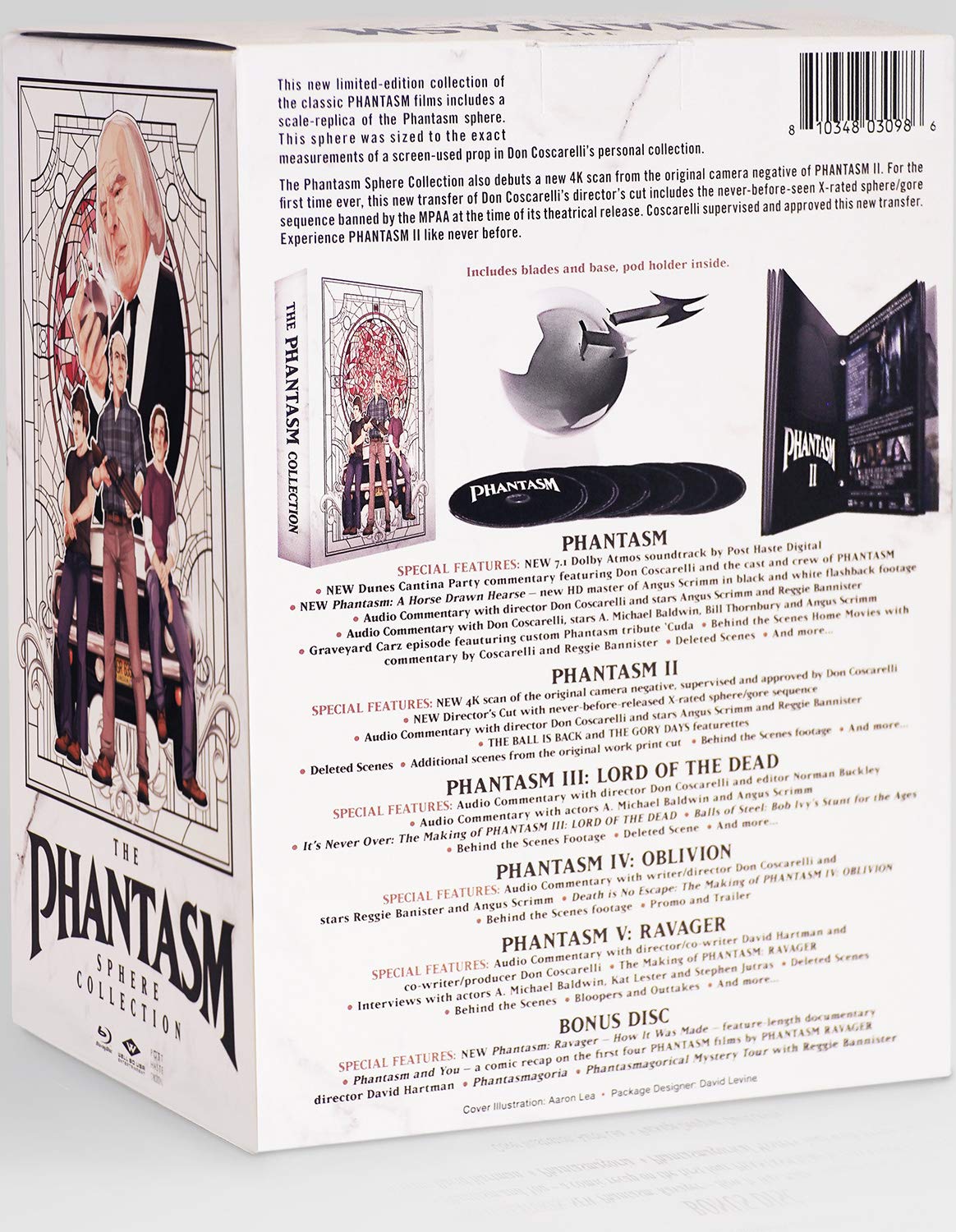 PHANTASM SPHERE COLLECTION BLU RAY BOX SET NEW RARE Out Of Print