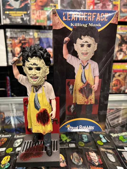 Royal Bobbles LEATHERFACE Resin Bobblehead