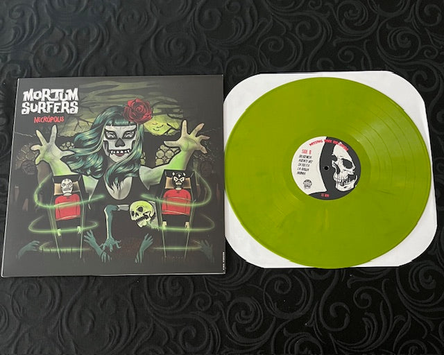 MORTUM SURFERS Necropolis LP Limited Green Vinyl