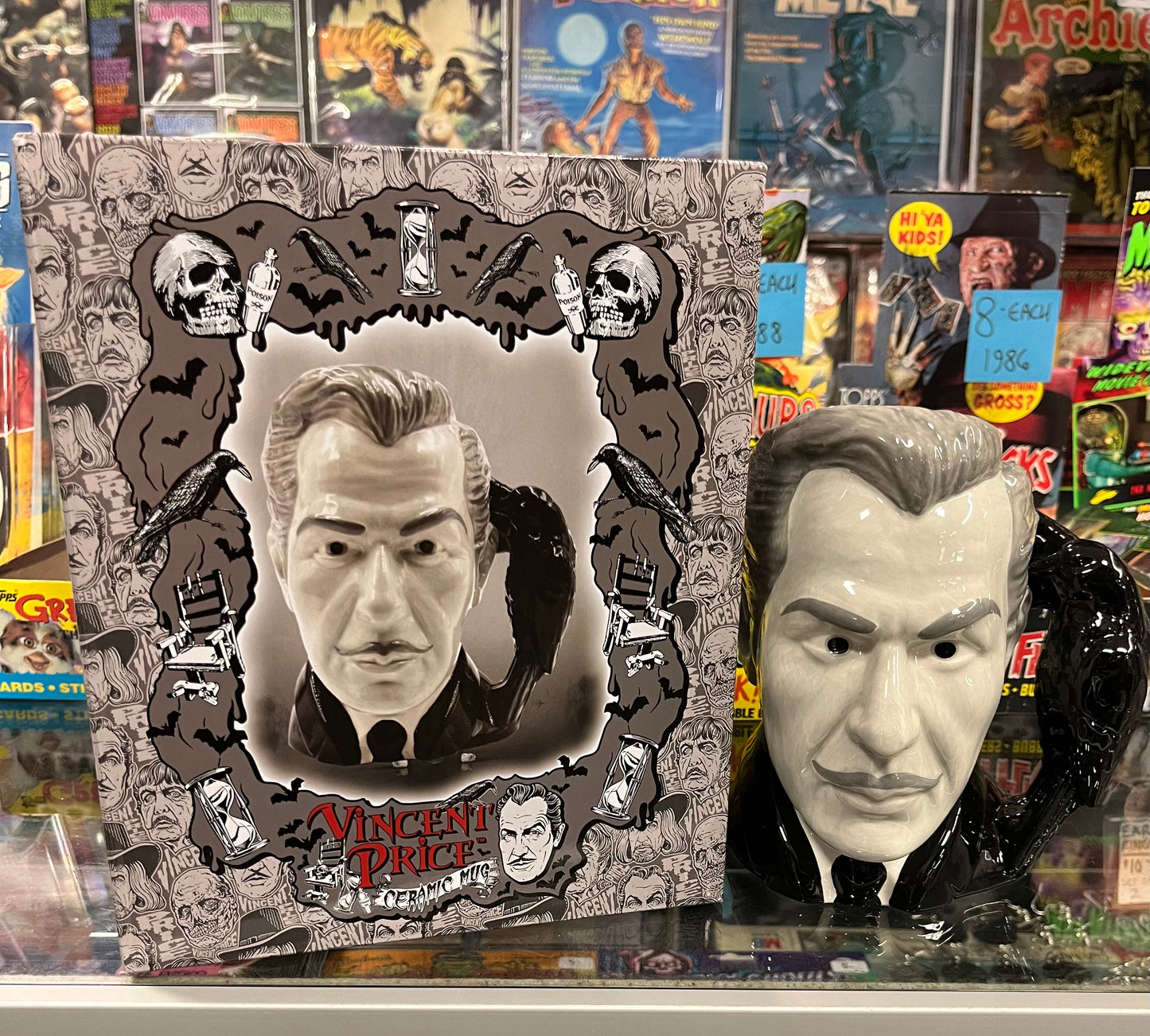 VINCENT PRICE Ceramic Toby Mug