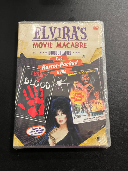 Elviras Movie Macabre LEGACY OF BLOOD + DEVILS WEDDING NIGHT DVD NEW