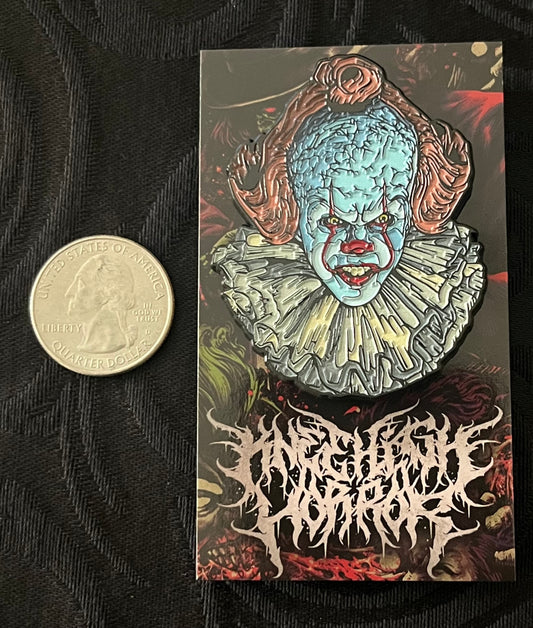 Stephen Kings IT PENNYWISE Enamel Pin NEW