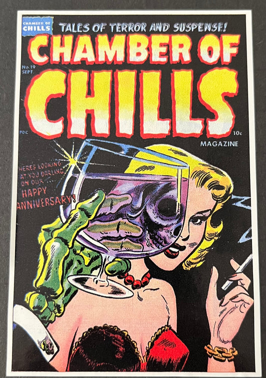 CHAMBER OF CHILLS 2.75”x4.25” Vinyl Decal