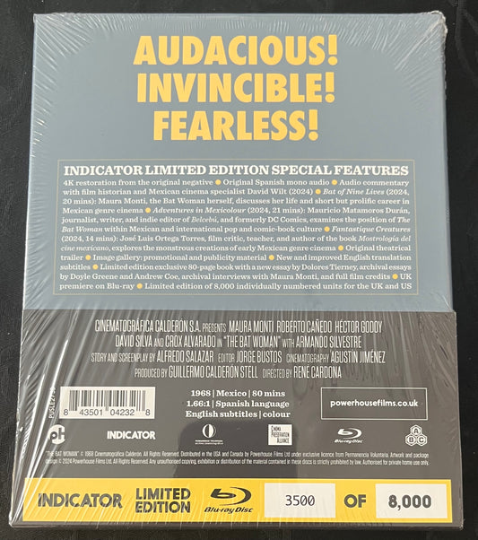 THE BAT WOMAN (1968) BLU RAY Box Set Limited / Numbered