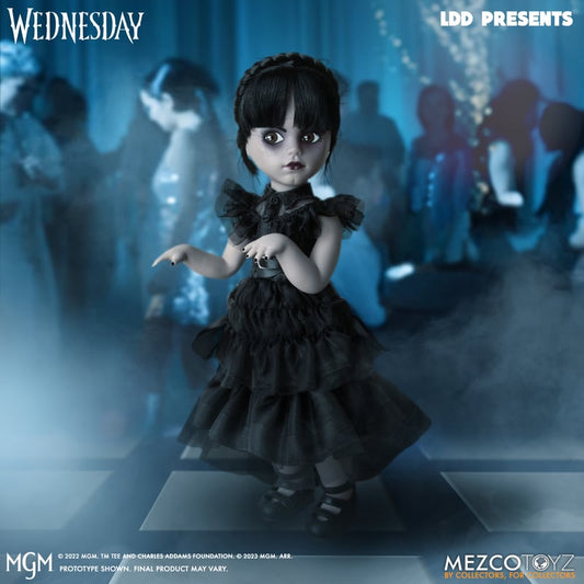 Mezco Living Dead Dolls Addams Family DANCING WEDNESDAY