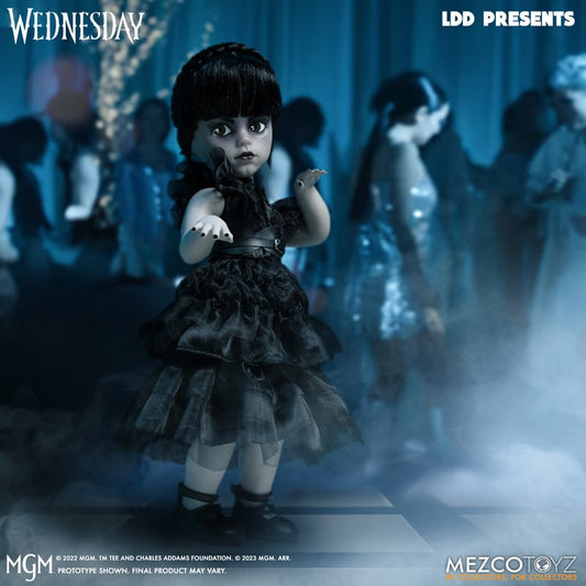 Mezco Living Dead Dolls Addams Family DANCING WEDNESDAY