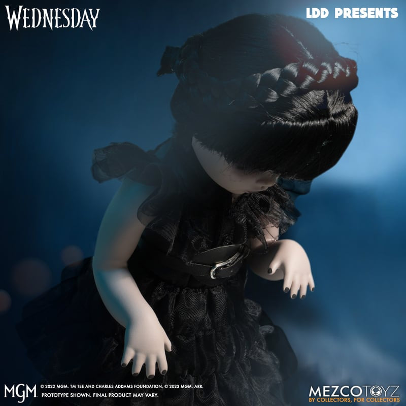 Mezco Living Dead Dolls Addams Family DANCING WEDNESDAY