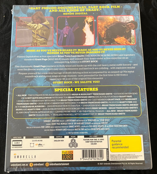 STUNT ROCK (1978) BLU RAY NEW IMPORT