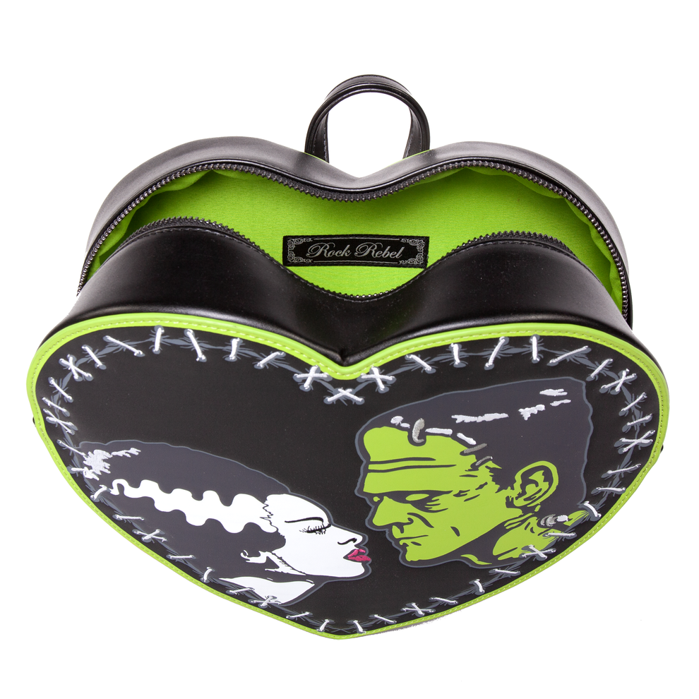 BRIDE OF FRANKENSTEIN Heart Shaped backpack