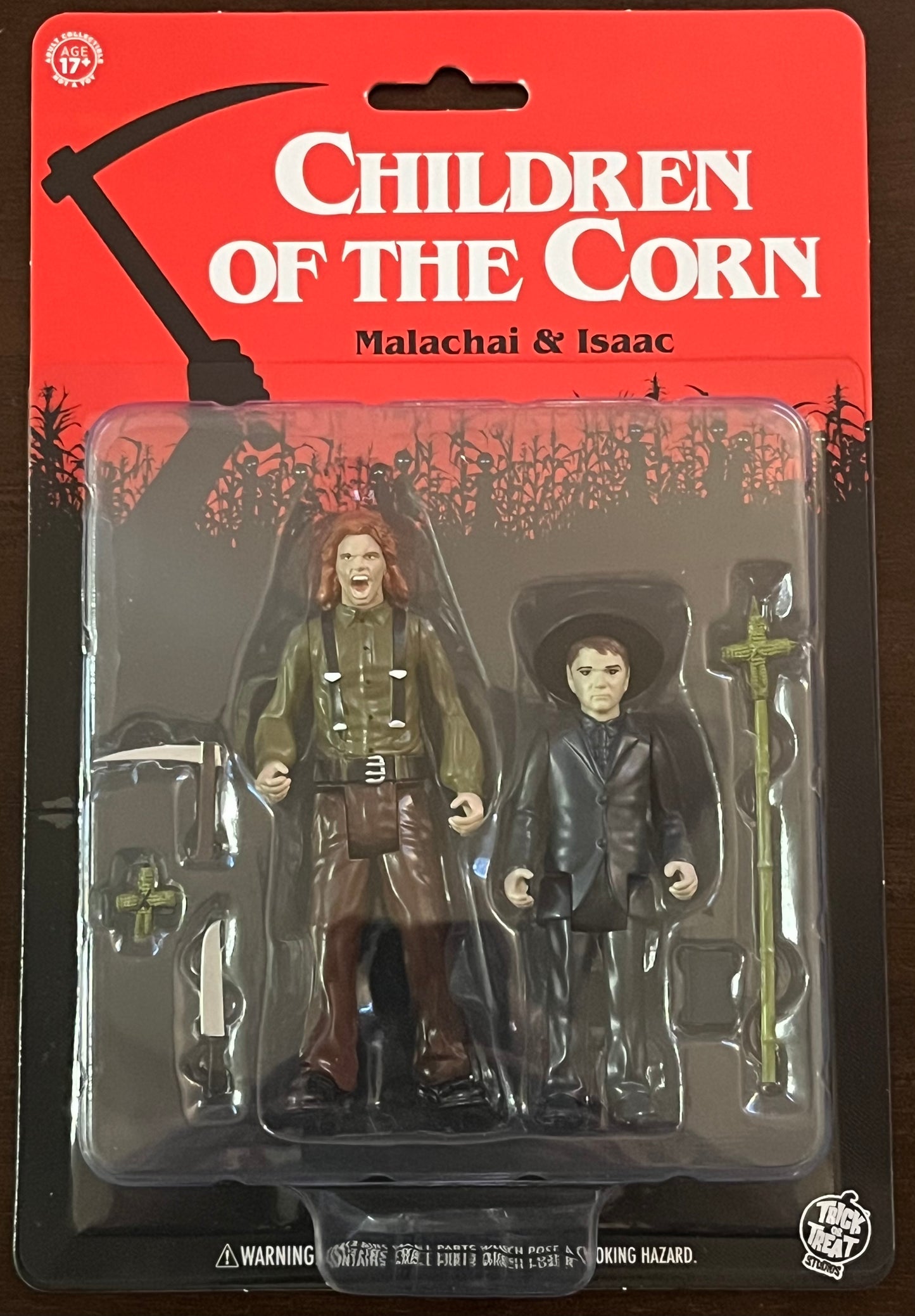 Trick Or Treat Studios Children Of The Corn MALACHAI & ISAAC 3.75” 2 Figure Set New