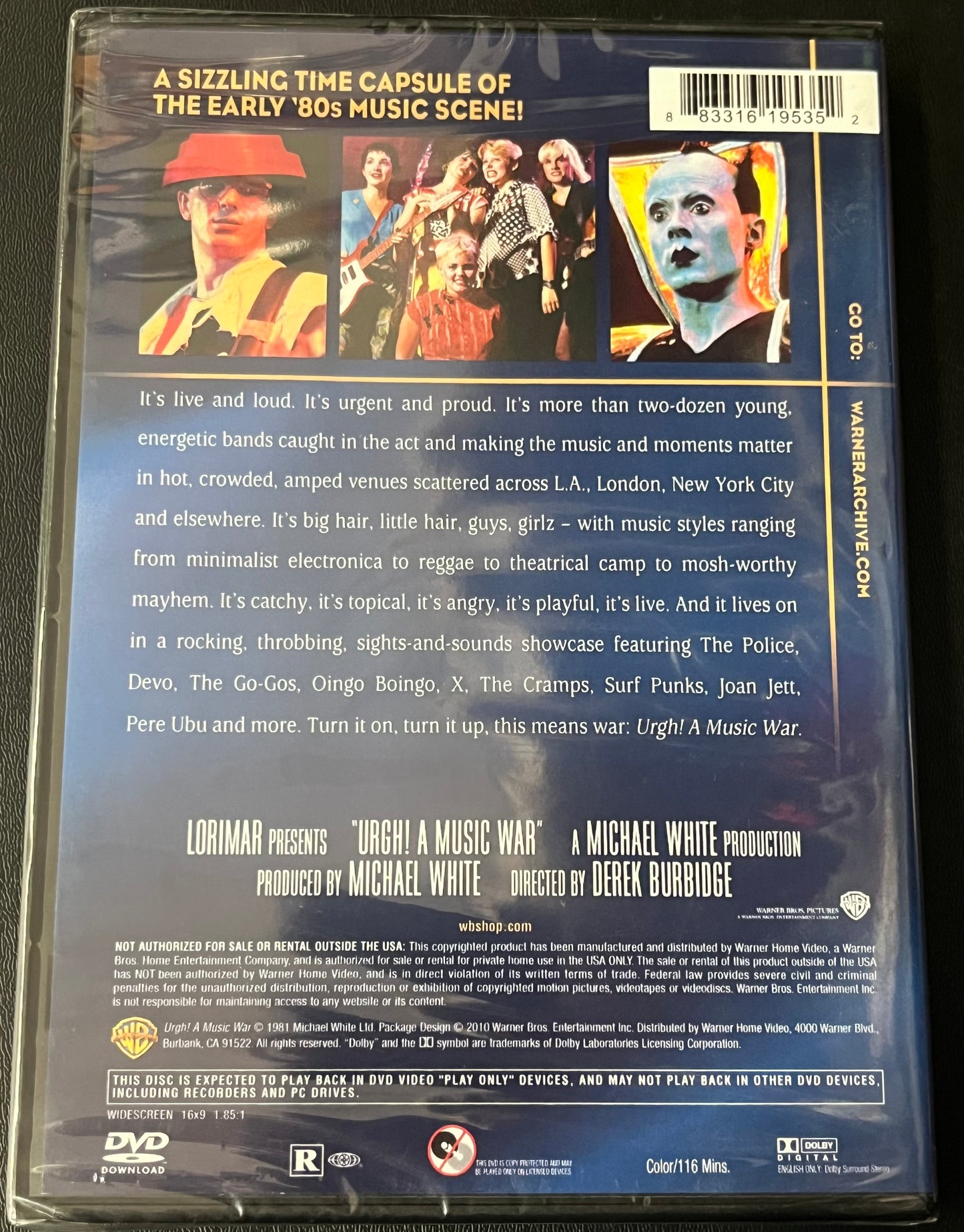 URGH! A MUSIC WAR (1981) DVD NEW