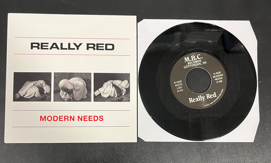 REALLY RED Modern Needs B/W White Lies 7" NEW Reissue