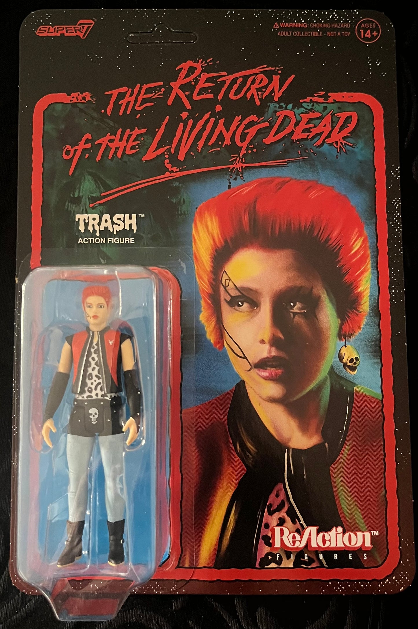 Super7 ReAction Return Of The Living Dead TRASH 3.75” Figure New