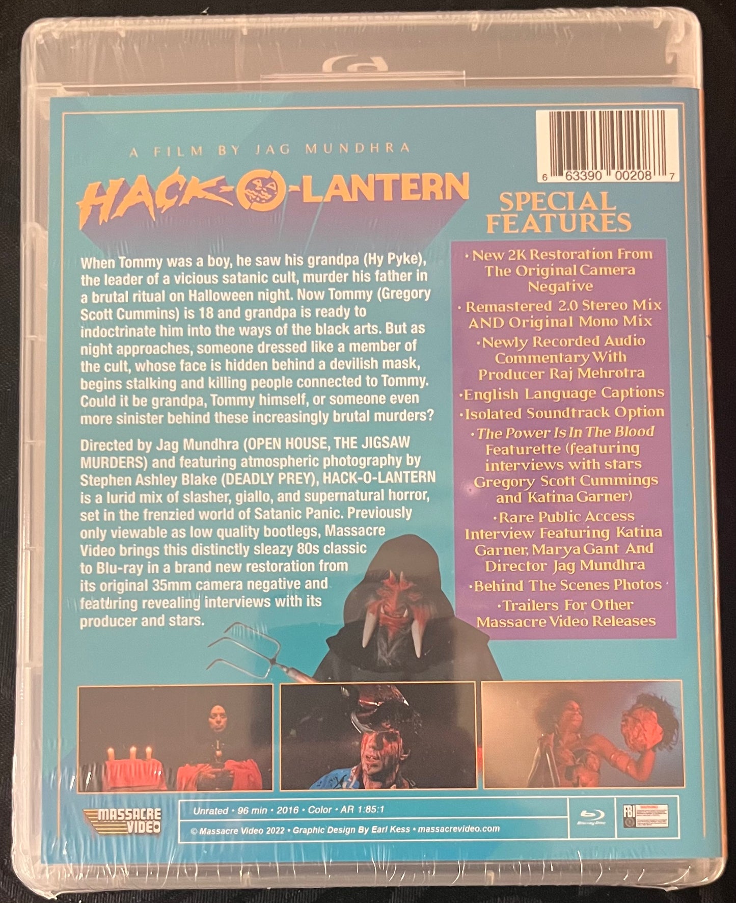 HACK-O-LANTERN (1988) BLU RAY NEW