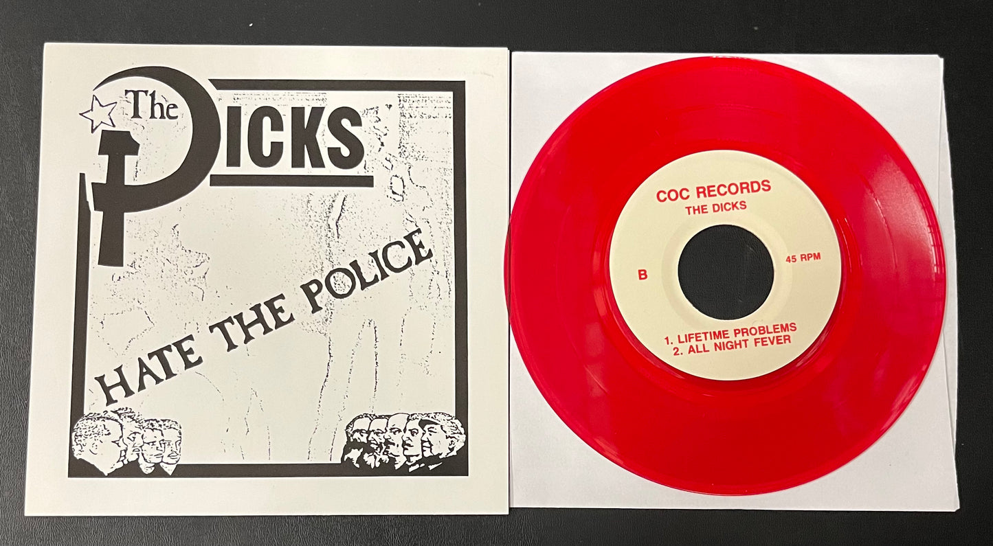 DICKS Hate The Police 7" NEW Color Vinyl Reissue