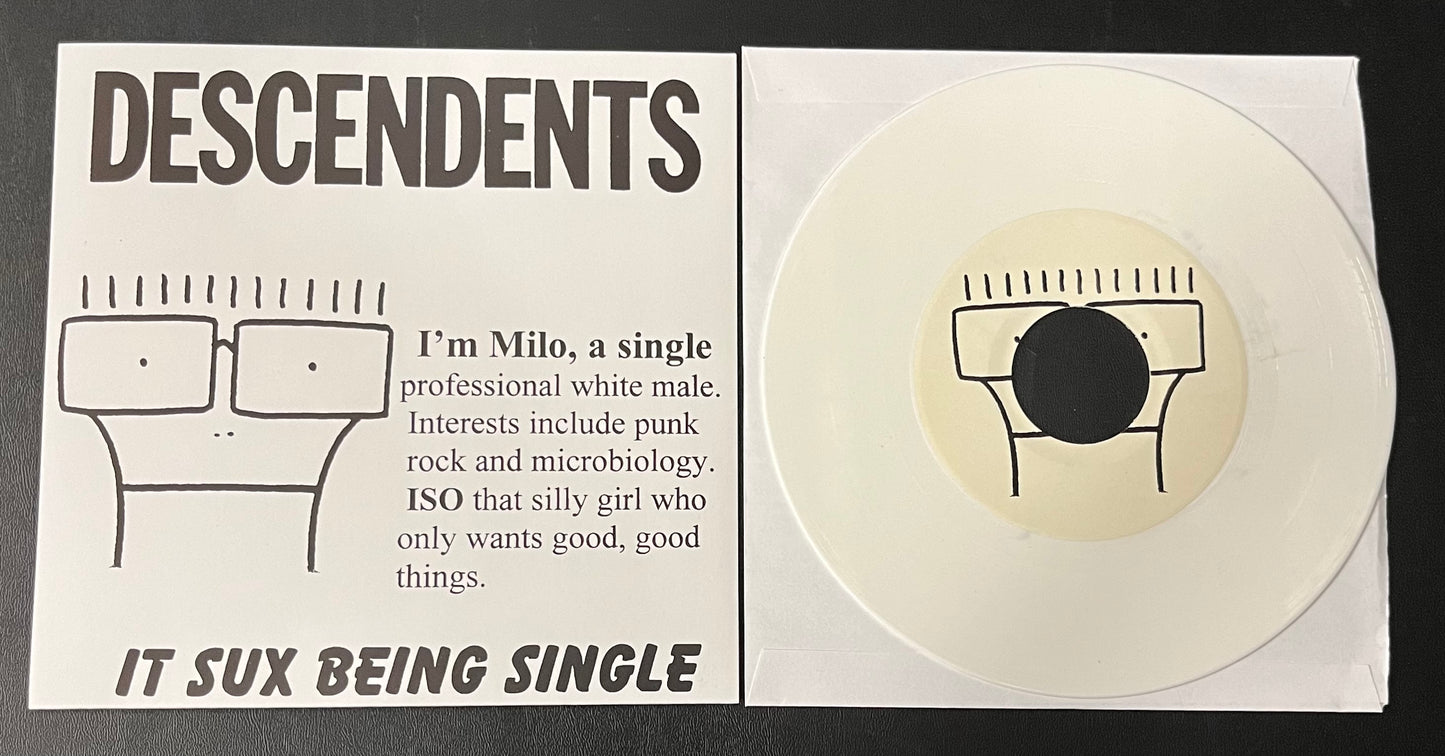 DESCENDENTS It Sux Being Single 7" NEW Color Vinyl