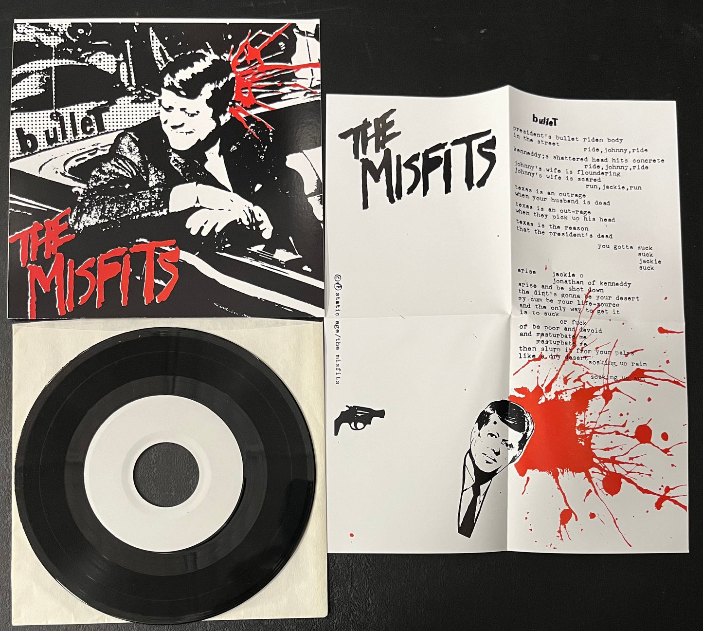 THE MISFITS Bullet 7" NEW Reissue