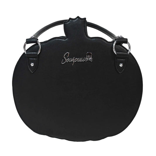 GLITTER PUMPKIN PURSE Black / Pink