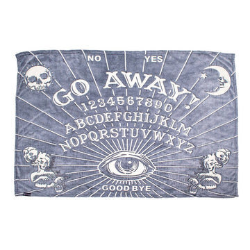 GO AWAY GLOW IN THE DARK THROW BLANKET