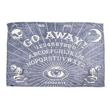 GO AWAY GLOW IN THE DARK THROW BLANKET