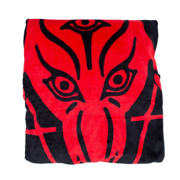 SATANIC CIRCLE BAPHOMET THROW BLANKET