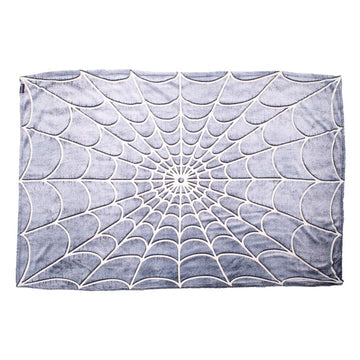 SPIDERWEB GLOW IN THE DARK THROW BLANKET