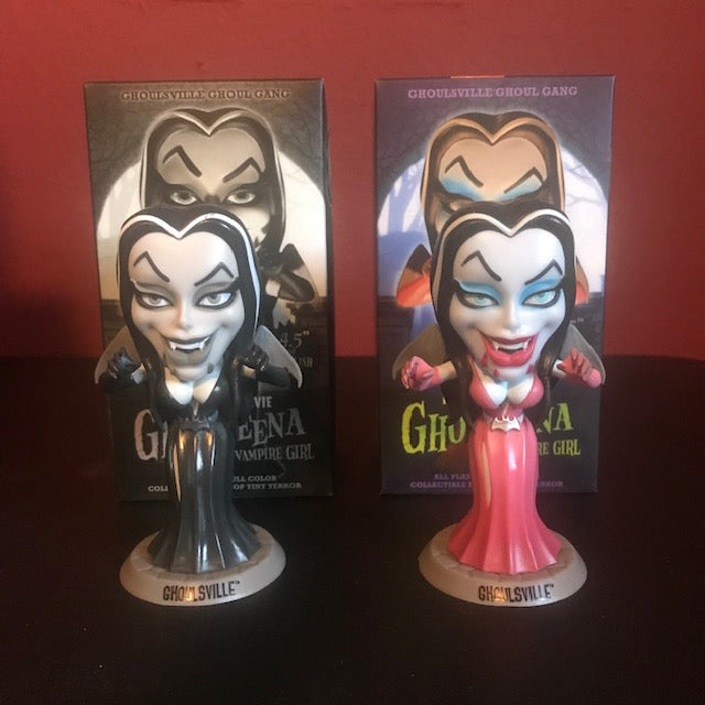 Retro-A-GoGo Tiny terrors GHOULEENA THE VAMPIRE GIRL 4.5" Vinyl Figure