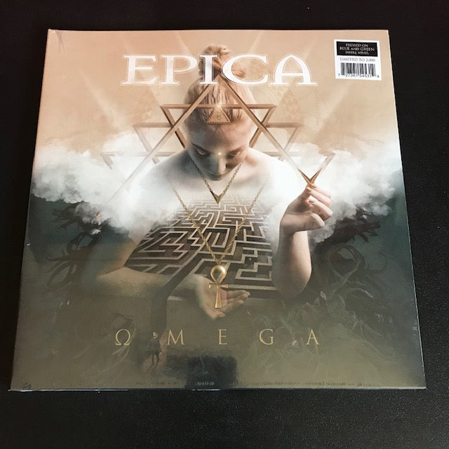 EPICA Omega DBL LP NEW Blue/Green Swirl Vinyl Limited