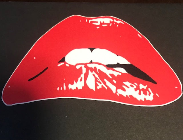 ROCKY HORROR LIPS 4.5" X 2.5" Vinyl Decal