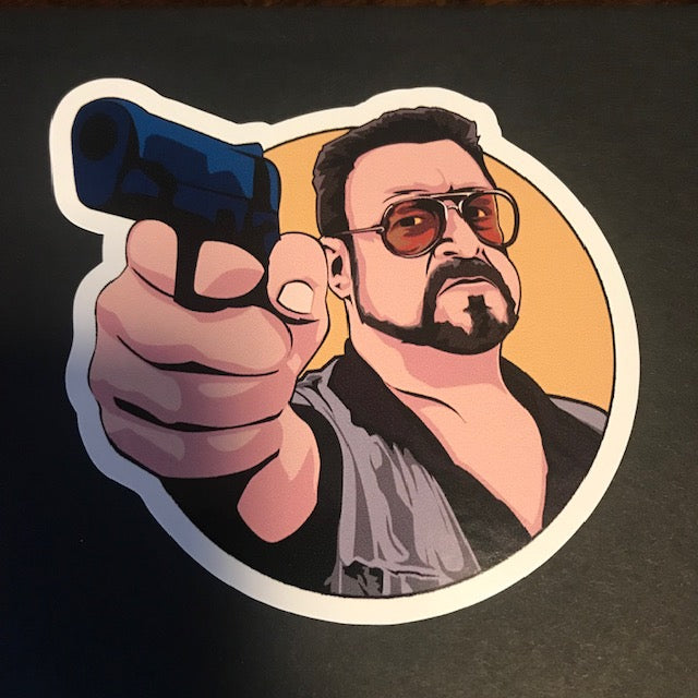 THE BIG LEBOWSKI WALTER 4" Vinyl Decal