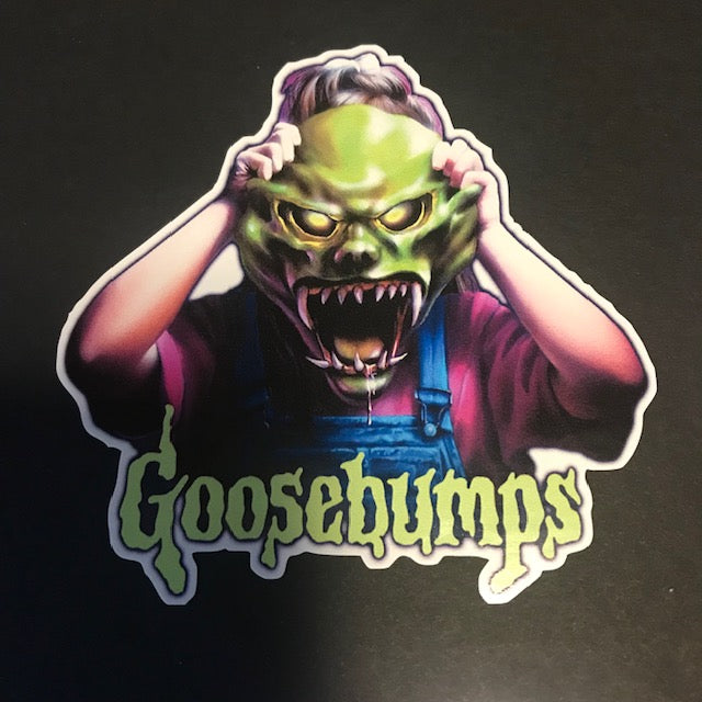 GOOSEBUMPS HAUNTED MASK 4" X 4" Vinyl Decal