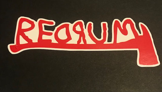 THE SHINING REDRUM 1.5" X 5" Vinyl Decal