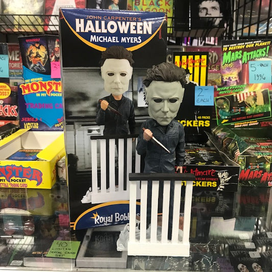 Royal Bobbles HALLOWEEN MICHAEL MYERS 10" Ceramic Bobble Head NEW