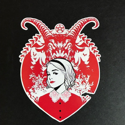 SABRINA THE TEENAGE WITCH 3" X 4" Vinyl Decal