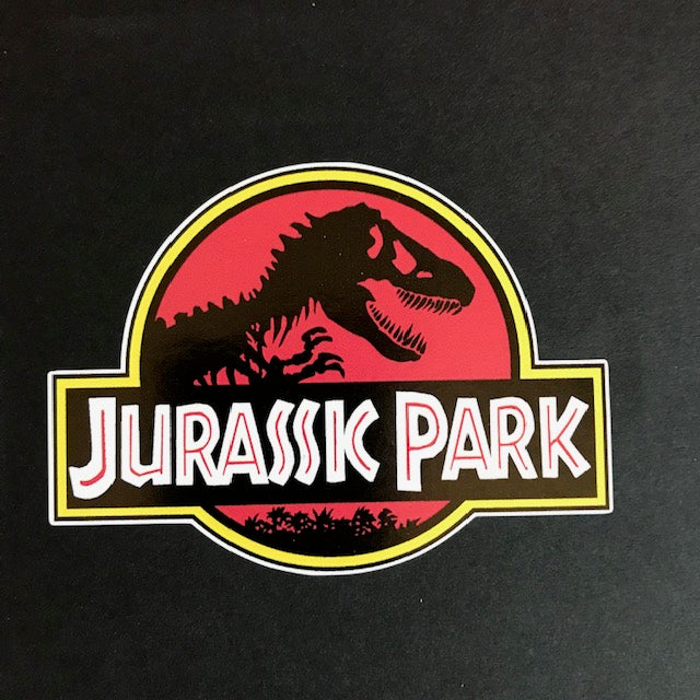 JURASSIC PARK LOGO  3" X 4" Vinyl Decal