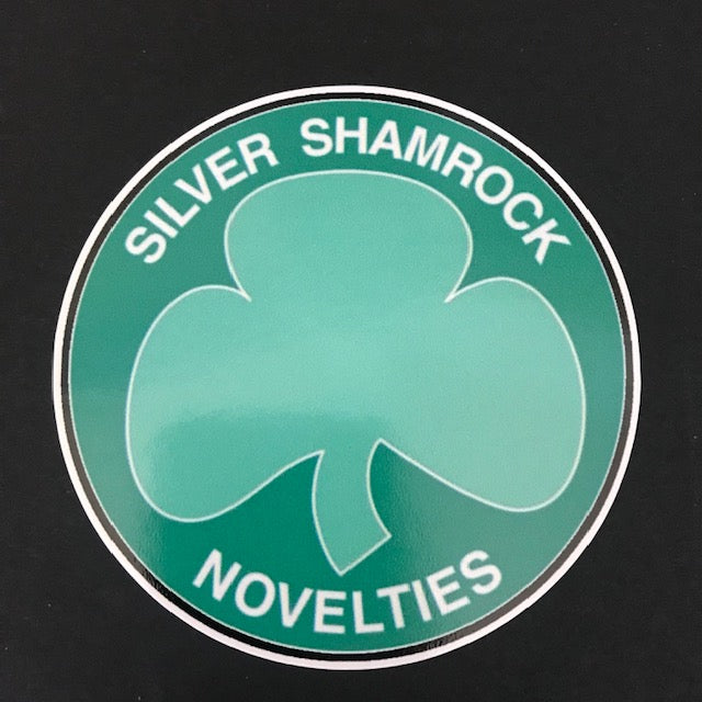 SILVER SHAMROCK 4" Vinyl Decal