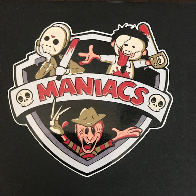 MANIACS LOGO 4" Vinyl Decal