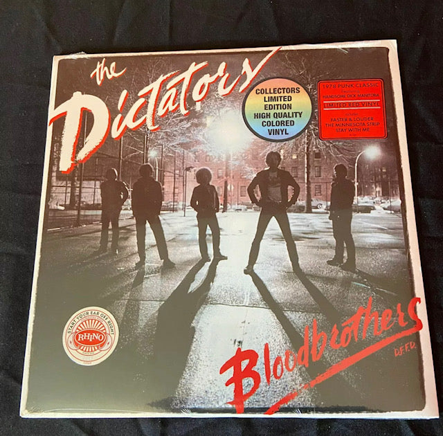 THE DICTATORS Blood Brothers Color Vinyl LP NEW Reissue