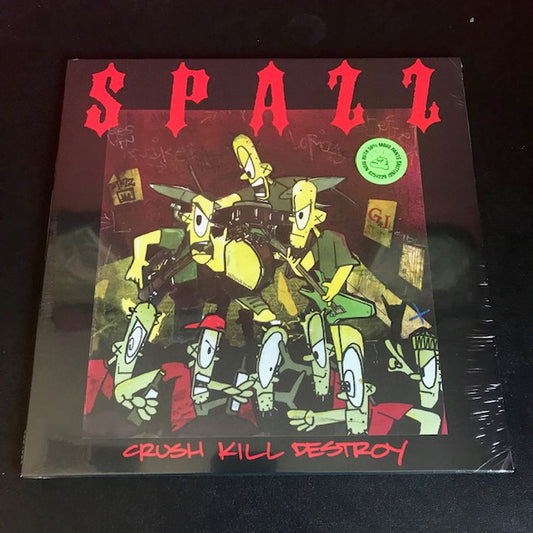 SPAZZ Crush Kill Destroy LP NEW Reissue