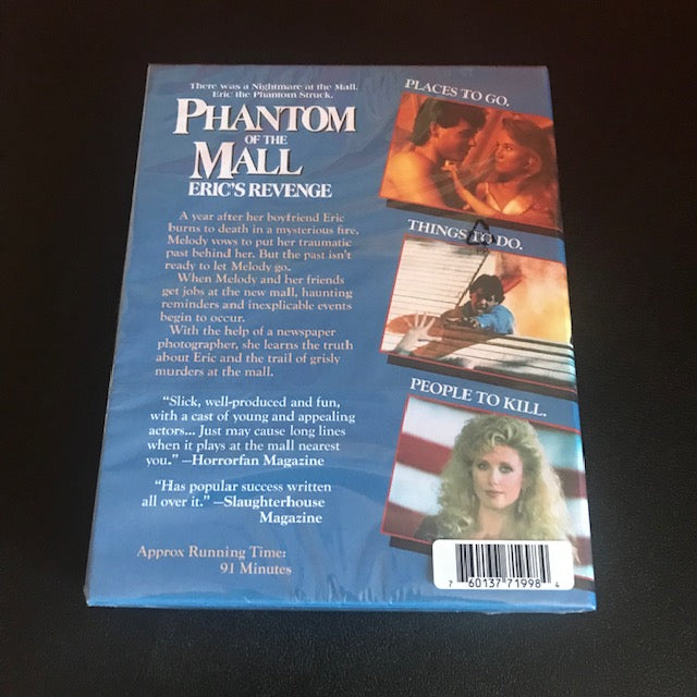 PHANTOM OF THE MALL: ERICS REVENGE (1989) BLU RAY NEW Limited Box Set