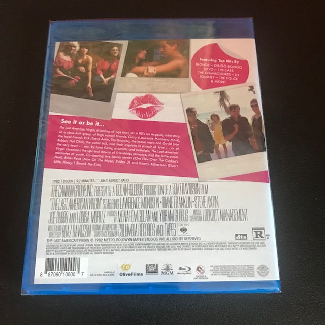 THE LAST AMERICAN VIRGIN (1982) BLU RAY NEW