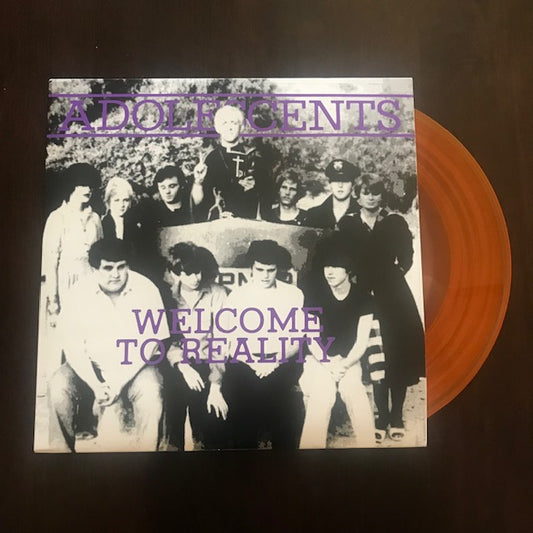 ADOLESCENTS Welcome to Reality COLOR VINYL 10” USED
