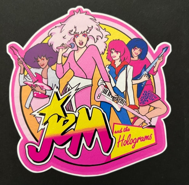 JEM & THE HOLOGRAMS 4" Vinyl Decal