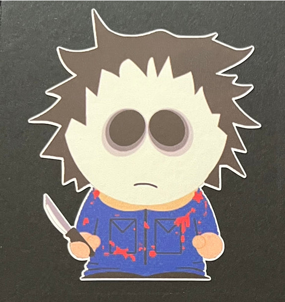 SOUTH PARK SLASHERS: MICHAEL 3" X 4" Vinyl Decal