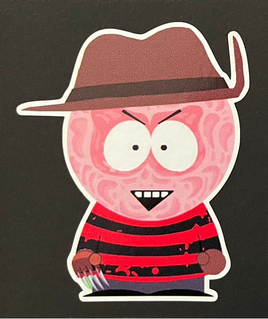 SOUTH PARK SLASHERS: FREDDY 3" X 4" Vinyl Decal